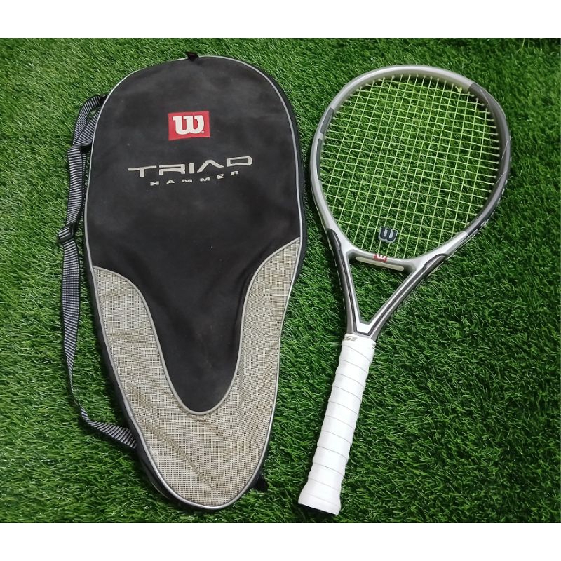 ไม้เทนนิสมือสอง WILSON TRIAD 3  พร้อม Cover + กันสะเทือน 💯🎾✨️