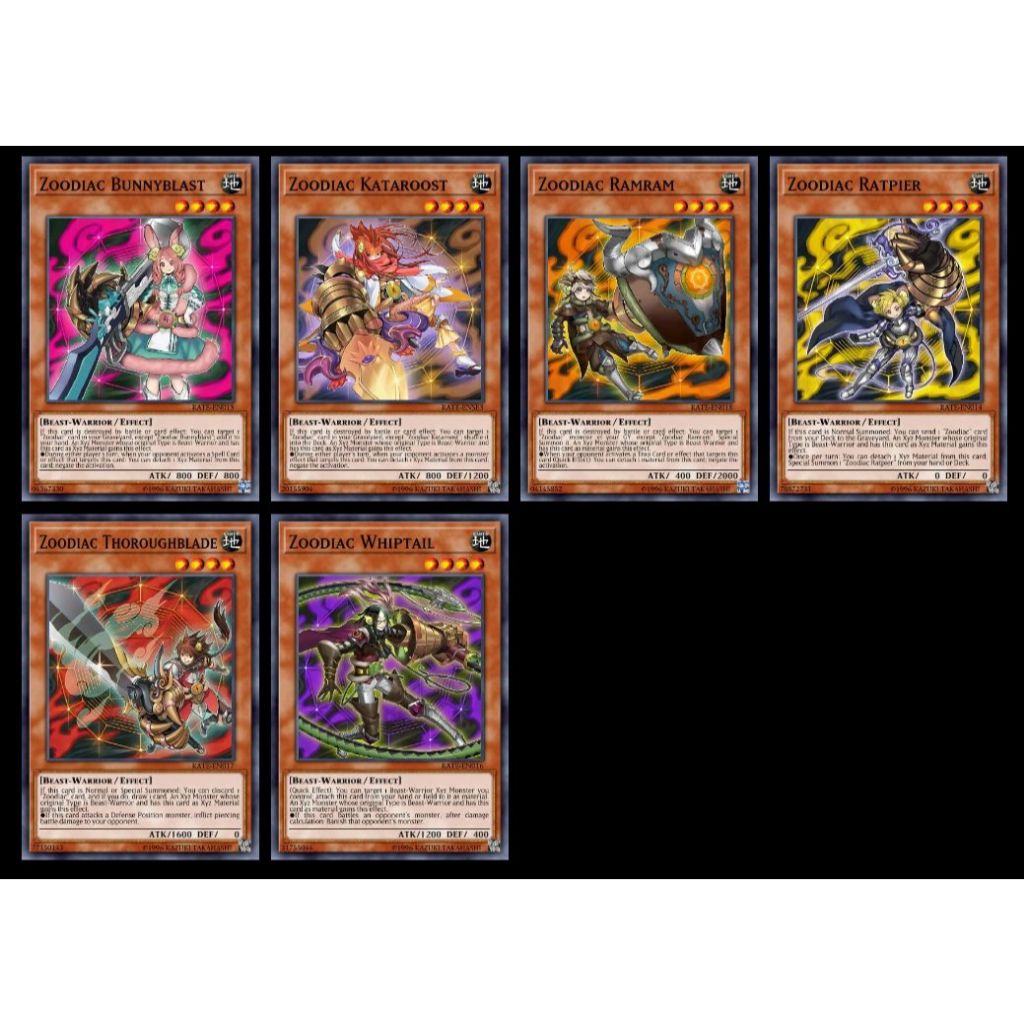 Yu-Gi-Oh Japanese card [Zodiac Sarablade Deck] Parts