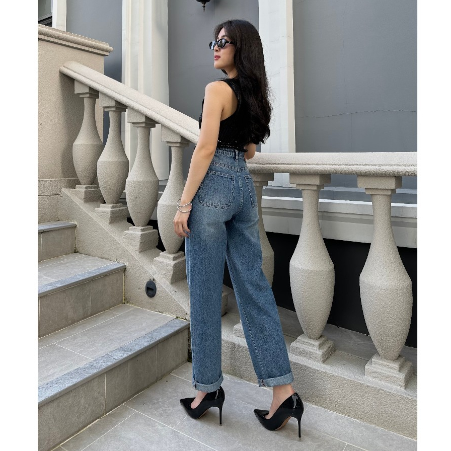 HUNG JEANS รุ่น Gracie Jeans (HJ62) ยีนส์พรางหุ่นพิเศษดีเทลกระเป๋าเฉียง ตอนนี้ต้องทรงนี้เท่านั้น - รูปที่ 2