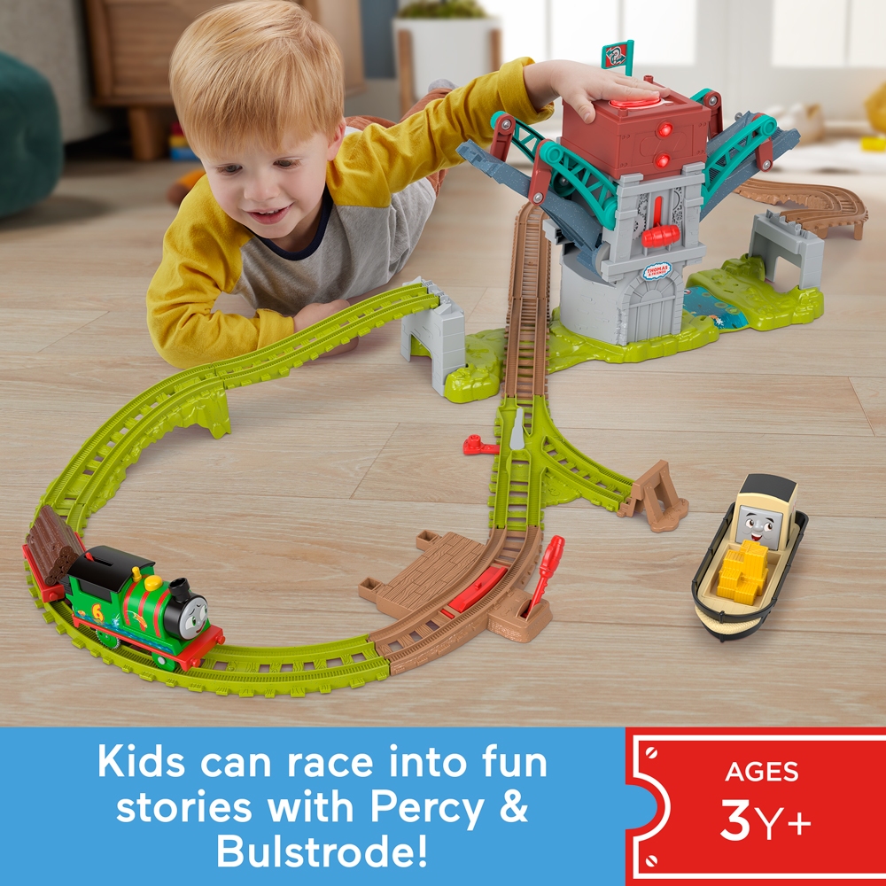 Thomas & Friends Talking Bulstrode & Which-Way Bridge โทมัสแอนด์เฟรนด์ เพลย์เซตทอล์คกิ้งบัลสโตรด & สะพานวิชเวย์ HWY23 CH — صورة 8
