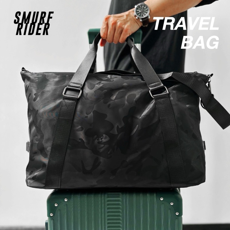 🇹🇭พร้อมส่ง TRAVEL TOTE BAG กระเป๋าเดินทางผ้ากันน้ำ ทรงโท้ท กระเป๋าเดินทางน้ำหนักเบา (มีช่องสำหรับใส่กระเป๋าเดินทาง)