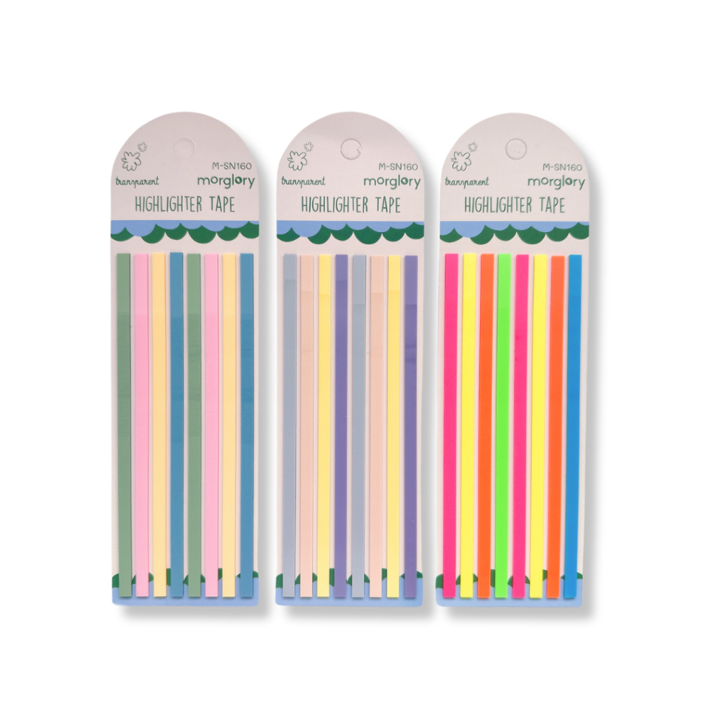 Highlighter Tape โพสอิทสำหรับติดเพื่อเน้นข้อความ แปะหนังสือ M-SN160