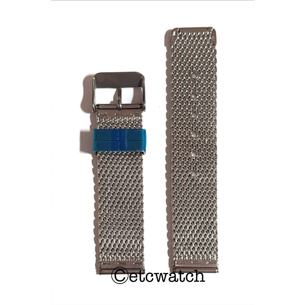 พร้อมส่ง สายนาฬิกาสแตนเลสแบบถัก (Milanese) ขนาด 22 mm รูปที่ 2