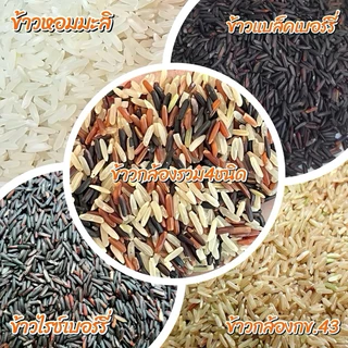 ข้าวกล้อง 4 สี ออร์แกนิค รวมคุณค่าจากธรรมชาติ 4 สายพันธุ์เพื่อสุขภาพ