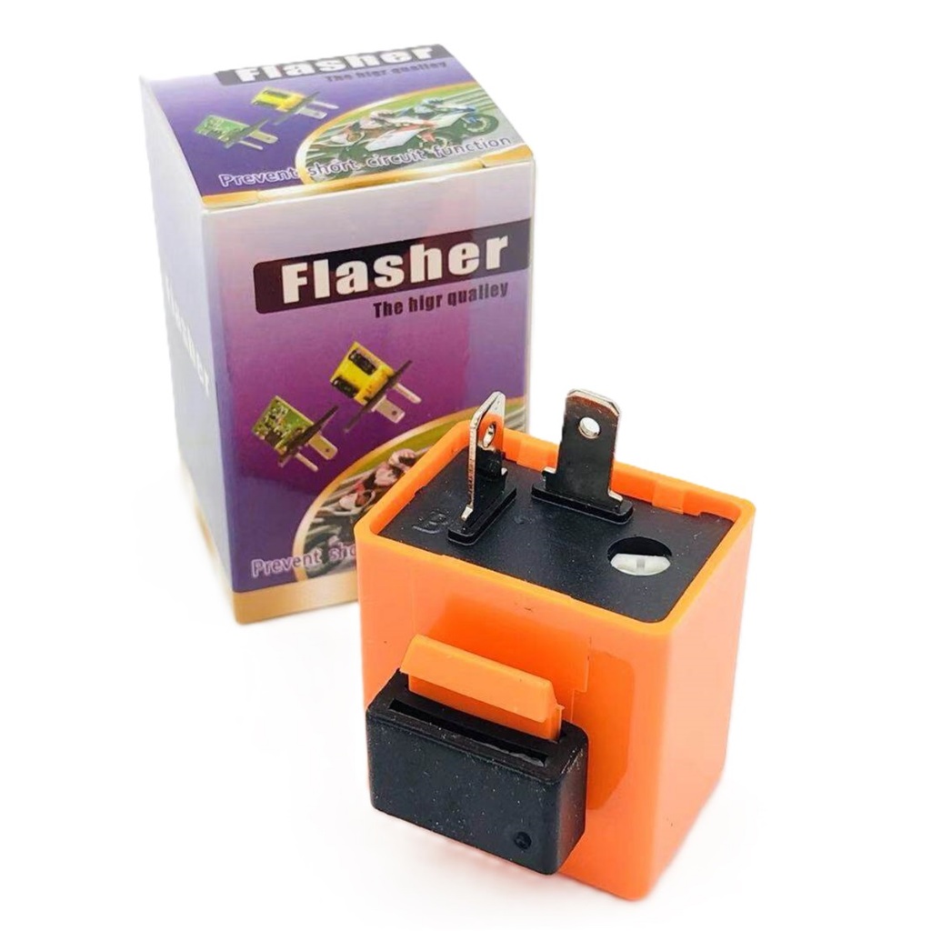 แฟลช 12V ปรับเร็ว ปรับช้าได้ รีเรย์ไฟเลี้ยวแต่ง Flasher ปรับเร็ว ปรับช้าได้ Motorcycle moto