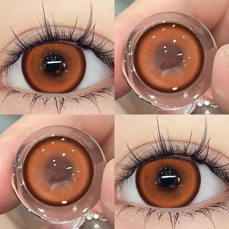 คอสเพลย์️EYESHARE คอนแทคเลนส์ ฮาโลวีน เลนส์สีขาว/ส้ม/เขียว