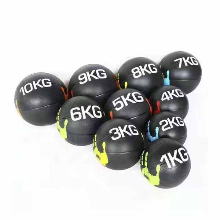 บอลน้ำหนัก เมดิซีนบอล ลูกบอลน้ำหนัก Solid Gravity Ball Medicine Ball Non-elastic Wall Ball