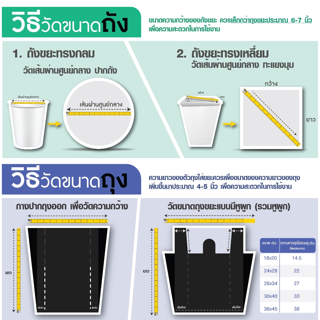 (ยกกระสอบ แบบมีหูผูก)**กด 1 ออเดอร์ ต่อ 1 กระสอบ**Champion Bags ถุงขยะแชมเปี้ยน - รูปที่ 6