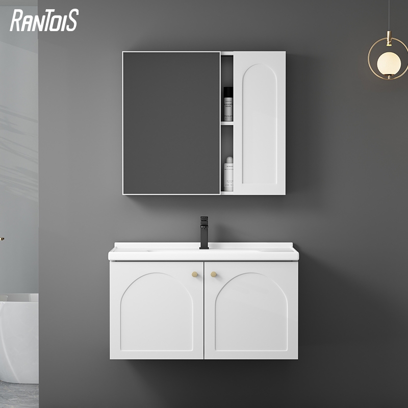 RANTOIS / ฝรั่งเศสพรีเมี่ยม ตู้ห้องน้ําอลูมิเนียม ตู้อ่างล้างหน้า อ่างเซรามิก ตู้อ่างล้างจาน ตู้กระจกห้องน้ํา