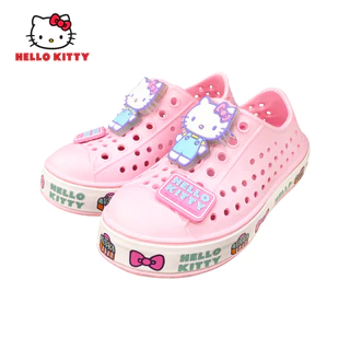 Hello Kitty รองเท้าหุ้มส้นเด็กผู้หญิง มีไฟกระพริบ LED ที่ตัวตุ๊กตา รุ่นKTL-577