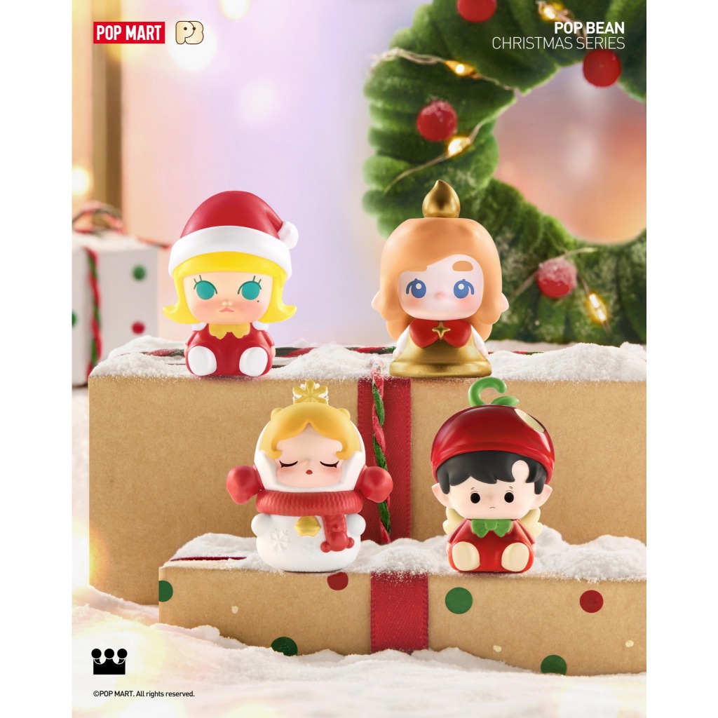 [พร้อมส่ง] โมเดลจิ๋ว Pop Bean Christmas และ Gimm a hug