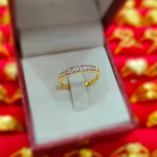 P05 แหวนเพชร swiss cz เกรดพรีเมี่ยม สวยหรู