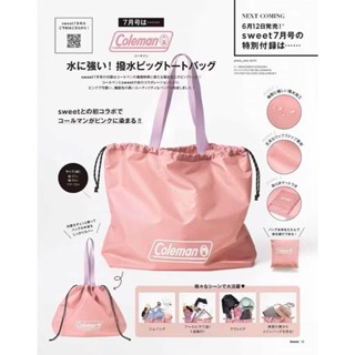 coleman กระเป๋าสะพายแบบมีเชือกรูด ใช้พกพา ช้อปปิ้ง พับได้