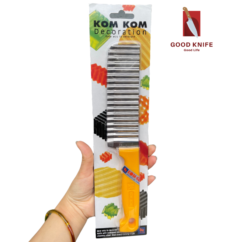 มีดหั่นลาย มีดหั่นผักผลไม้ หั่นวุ้น หั่นเฉาก๊วย มีดหั่นหยัก คมคม
