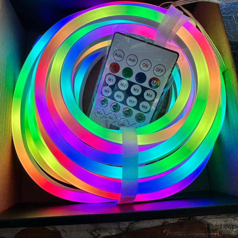 ไฟ LED NEON RGB MAGIC วิ่ง 5V USB