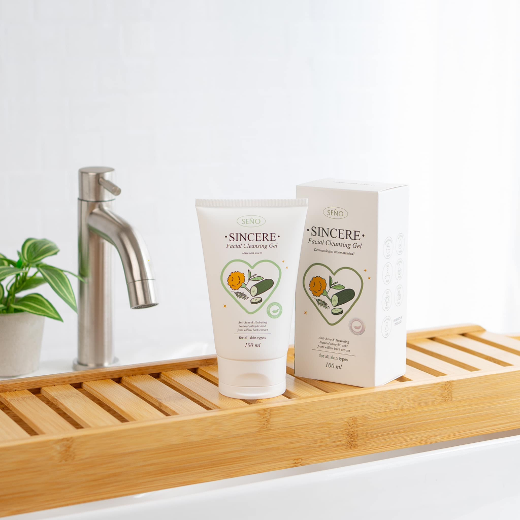 Seno Sincere Facial Cleansing Gel (100ml)