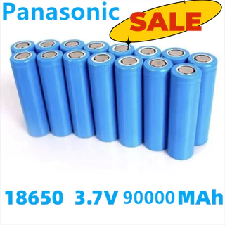 Panasonic Battery ถ่านชาร์จ18650แบตเตอรี่โทรศัพท์ลิเธียมแบบชาร์จชิ้น3.7V 90000mah 18650แบตเตอรี่แบบชาร์จไฟได้ 24 ก้อน