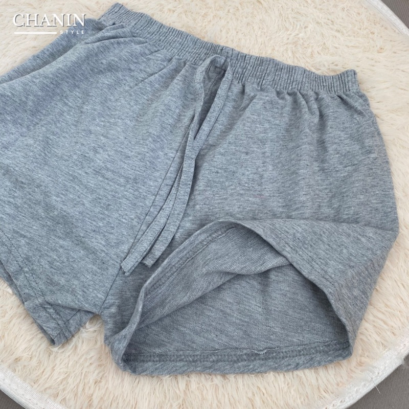 (สั่ง5แถม1) กางเกงลำลองสีพื้น ฟรีไซส์23-40