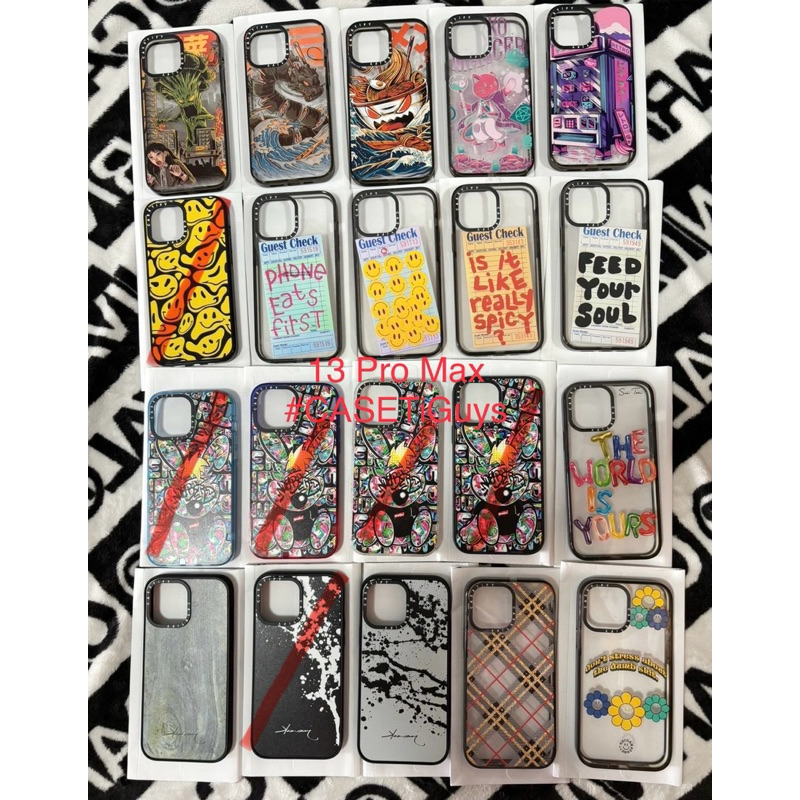 Casetify 13pm ลายทั่วไป ลดราคาเคลียร์สต๊อค ของแท้!!! ทักสอบถามเช็คสต๊อคชิ้นที่ต้องการก่อนสั่ง