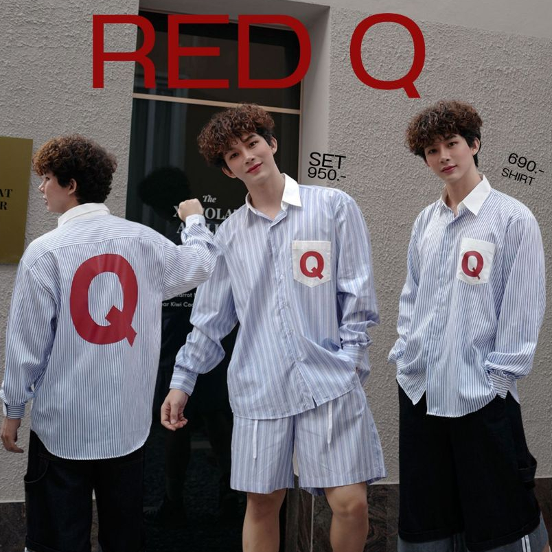 QCLOTH : RED Q SHIRT ❤️