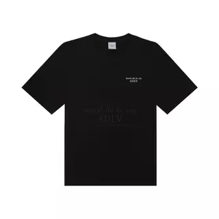ADLV [acme de la vie] เสื้อยืด Oversize รุ่น Basic Short Sleeve T-Shirt 2 Black (50011OBSSSU_F4BKXX)