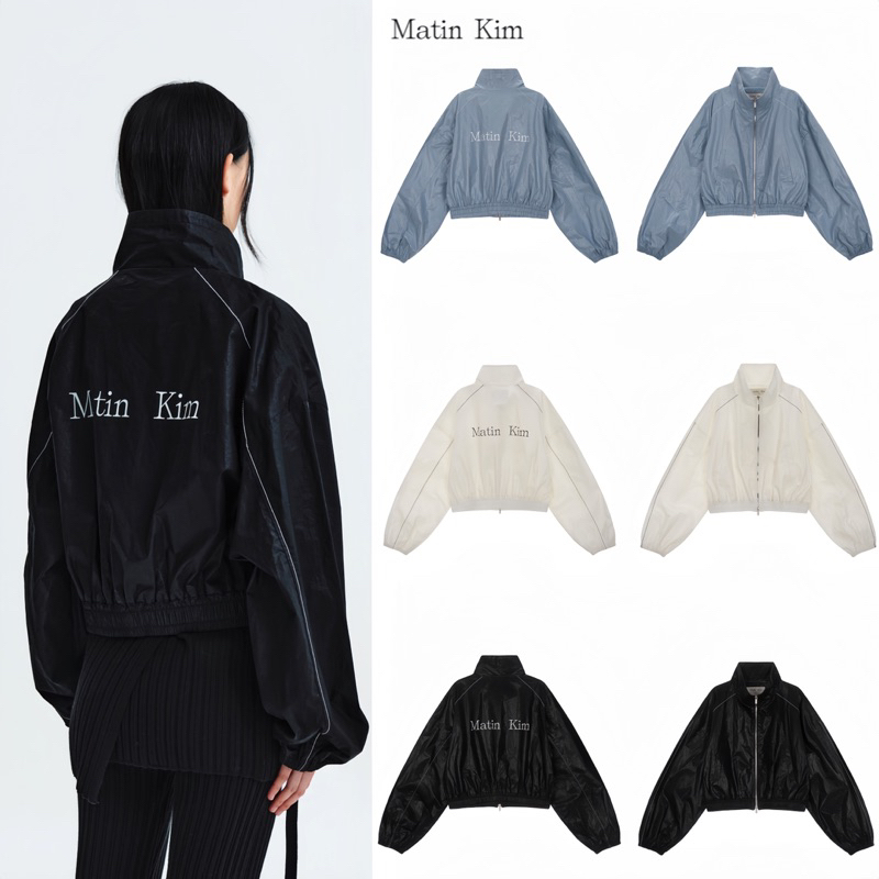 Matin Kim รุ่น COATING CROP BLOUSON เสื้อคลุมกันหนาว ของแท้100%จาก🇰🇷