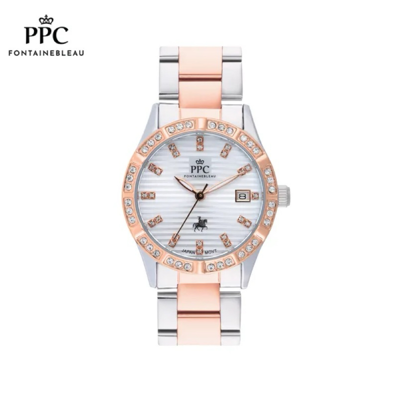 PPC FONTAINEBLEAU รหัส PPC-DF09 ของแท้100% ประกันศูนย์ไทย 1 ปี+กล่อง นาฬิกาข้อมือผู้หญิง