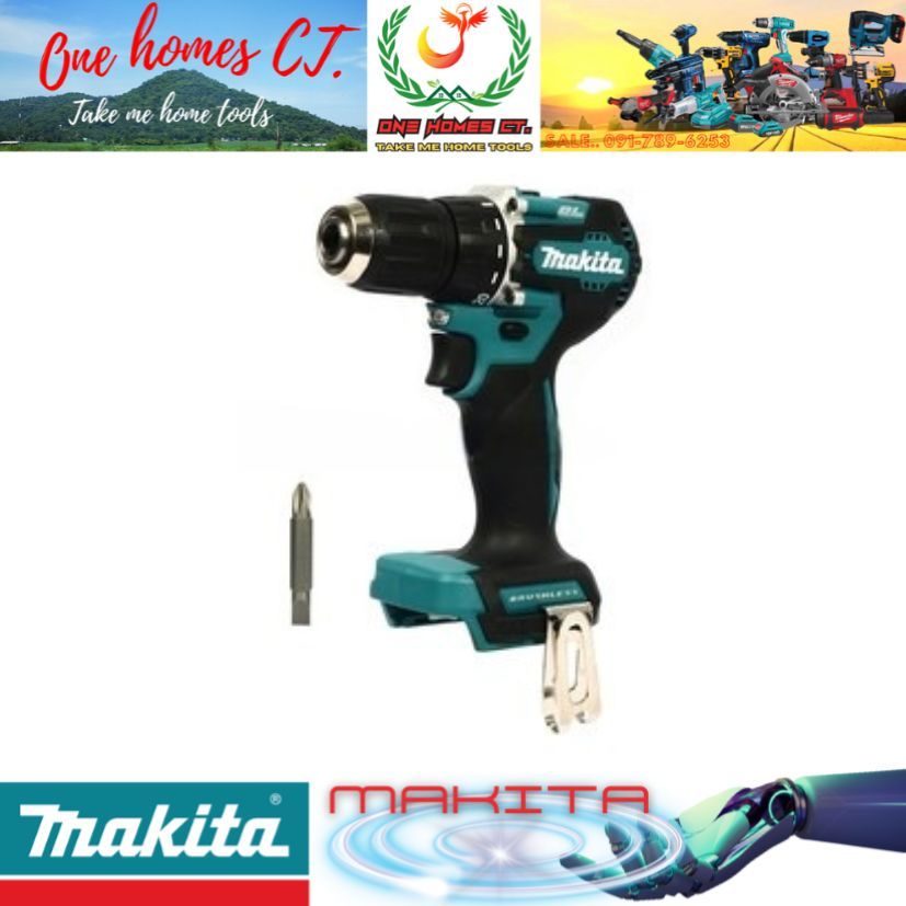 MAKITA สว่านไขควงไร้สาย 18 โวลต์ ขนาด 1/2 นิ้ว รุ่น DDF487Z (สินค้ามีคุณภาพ..พร้อมจัดส่ง..) # ออก..ใ