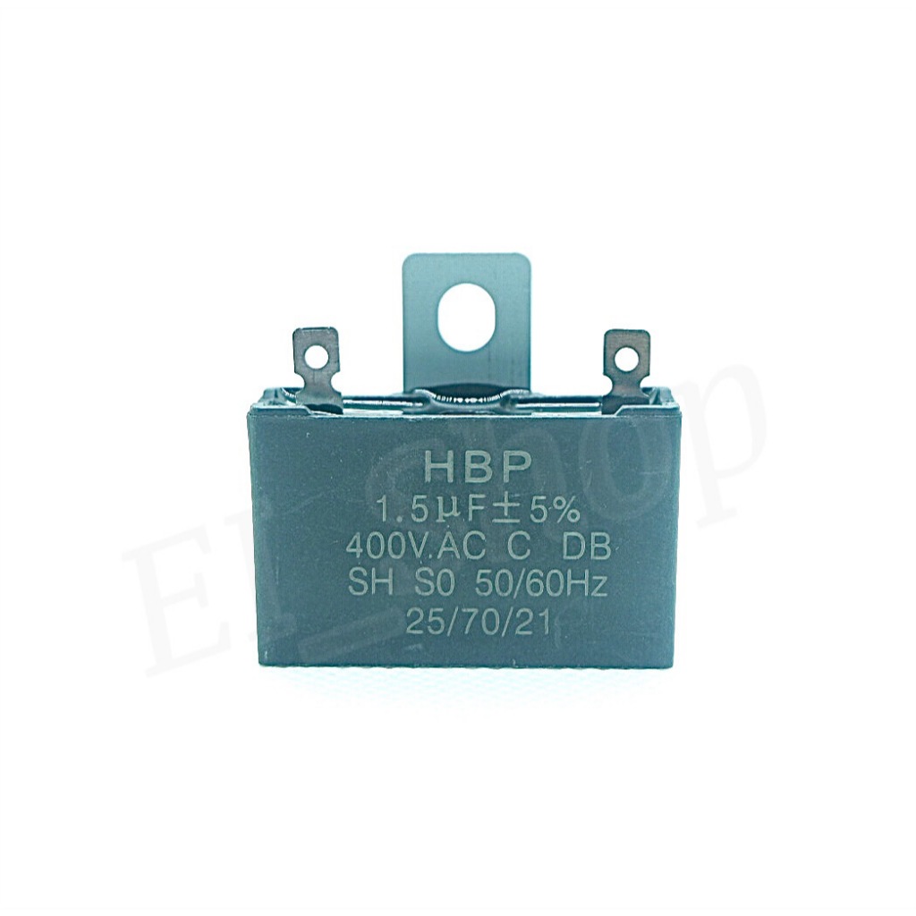 คาปาซิเตอร์ capacitor พัดลม(ขาเสียบ) 1.5uF 1.8uF 2uF  3uF 3.5uF 400V อะไหล่พัดลม
