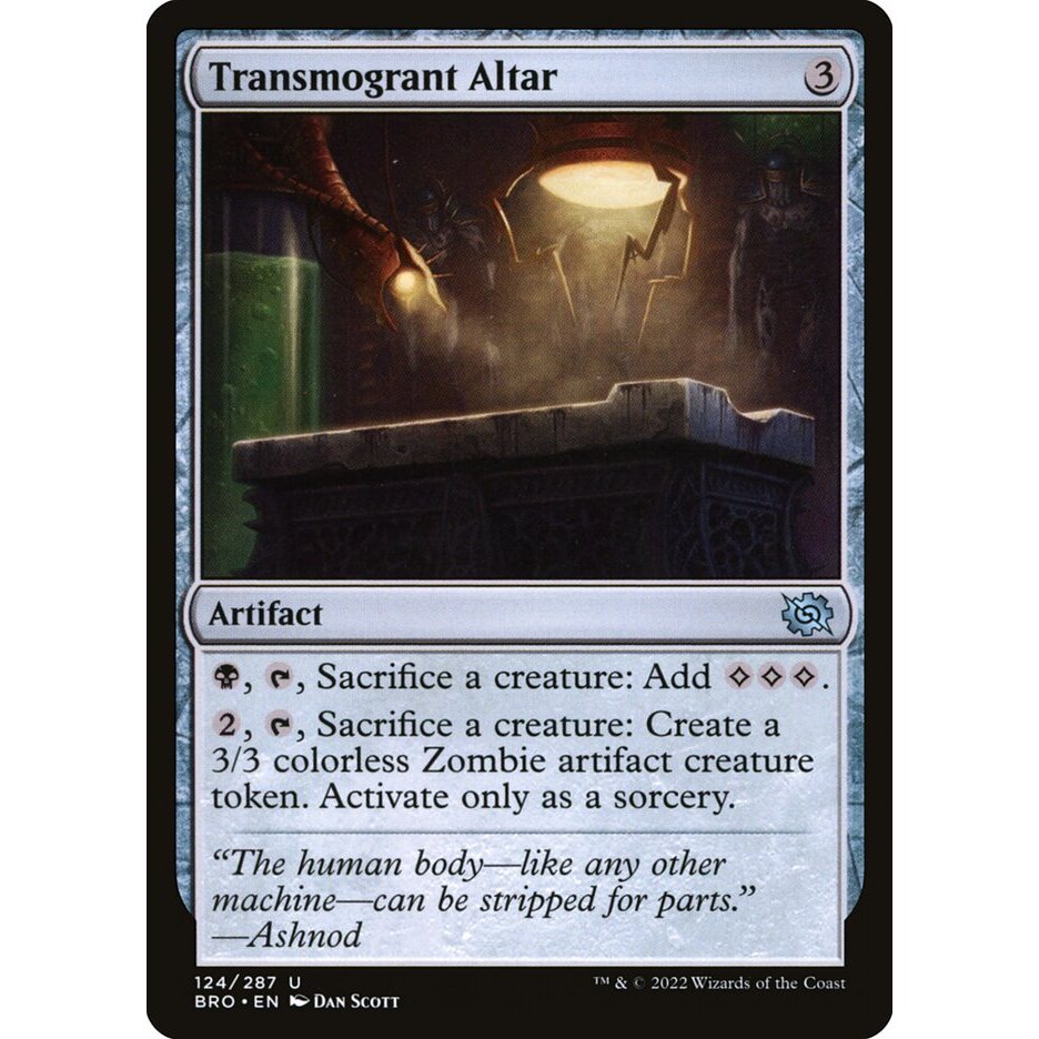 MTG : The Brothers' War: Transmogrant Altar