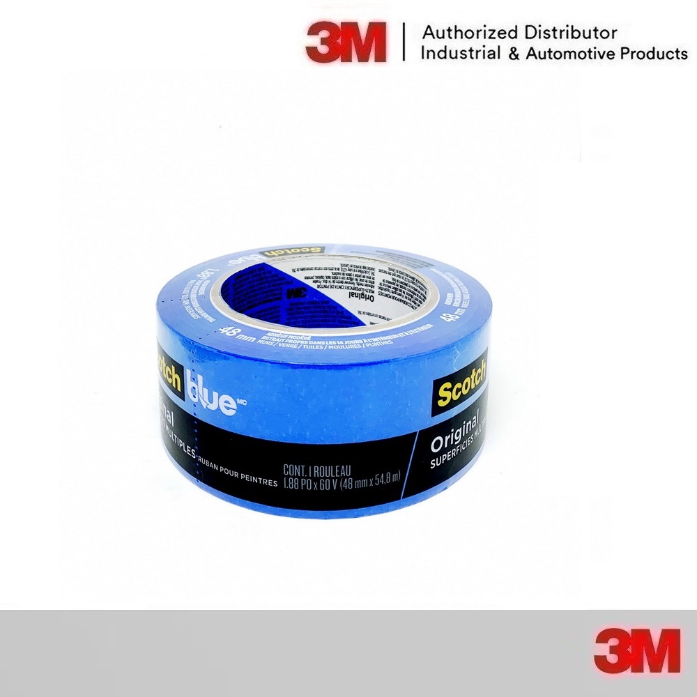 3M เทปกาว สก๊อตซ์-บลู สีฟ้า 48มม x 54.8เมตร ScotchBlue Painter's Tape 2090