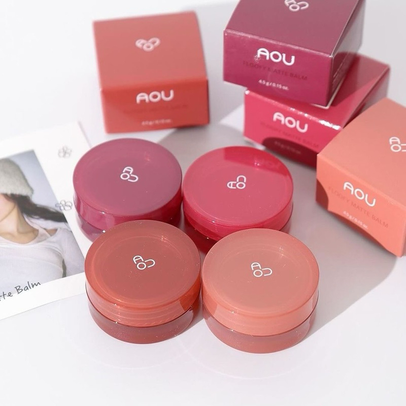 *ของแท้ พร้อมส่ง* AOU fluffy matte Balm 3.5g. ลิปลิซ่า ลิปคาริน่า