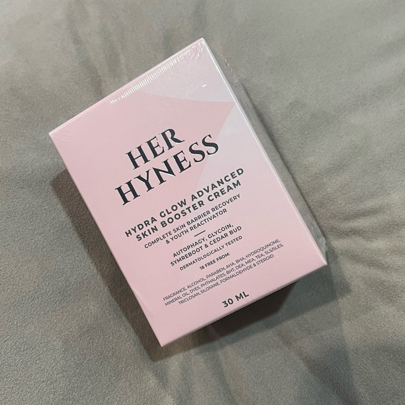 (ของใหม่ ฉลากไทย ) Her Hyness ไฮดราโกลว์ ครีม เพื่อผิวแข็งแรง ล็อกผิวอิ่มฟู 30 มล.