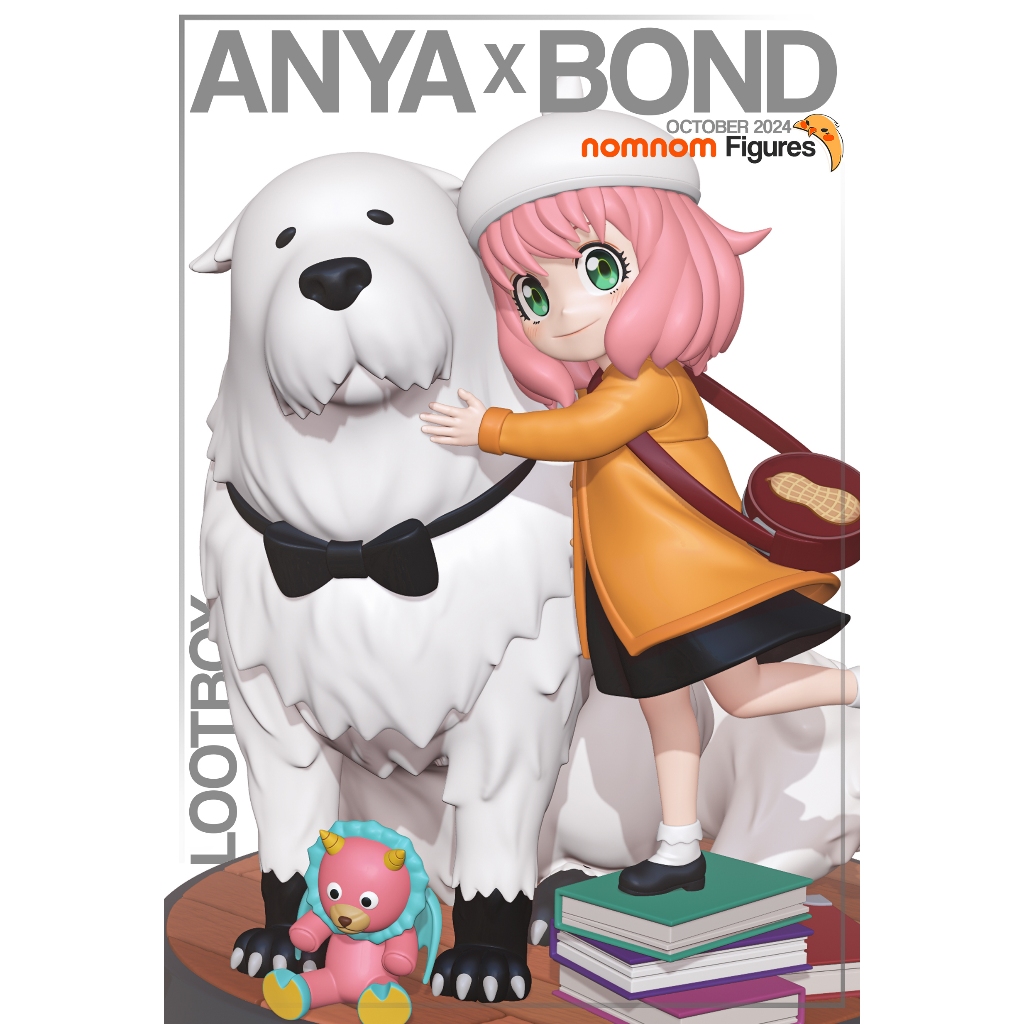 Anya x Boud [โมเดลเรซิ่นไม่ทำสี]