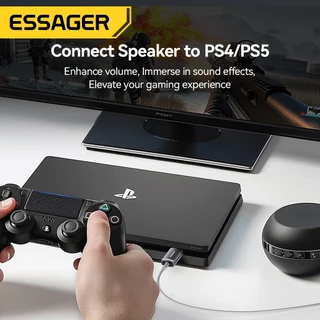 Essager Type-c เป็นการ์ดเสียงภายนอก 3.5 มม. คู่อะแดปเตอร์