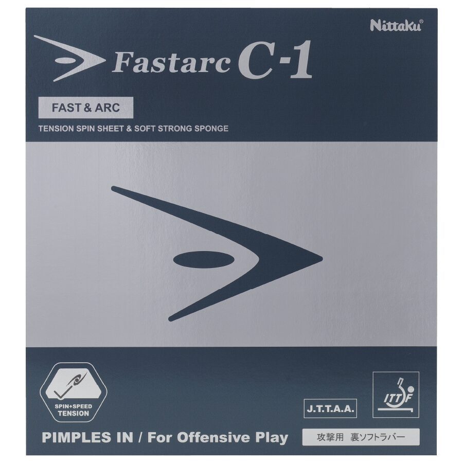 【พร้อมส่ง】ยางปิงปอง Nittaku FASTARC C-1 (SUPERTRICK)