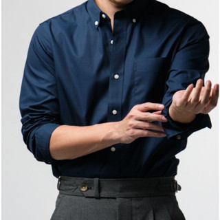 era-won เสื้อเชิ้ต ทรงปกติ Ultrafine Dresshirt แขนยาว สี Dou…