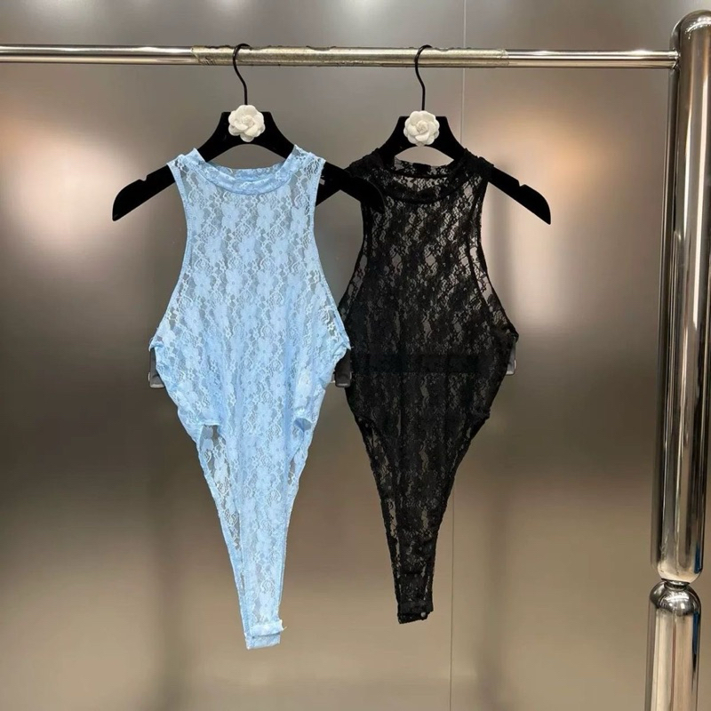My choice- (sexy bodysuit )บอดี้สูทลูกไม้ผ้านิ่มทั้งตัว S-4XL