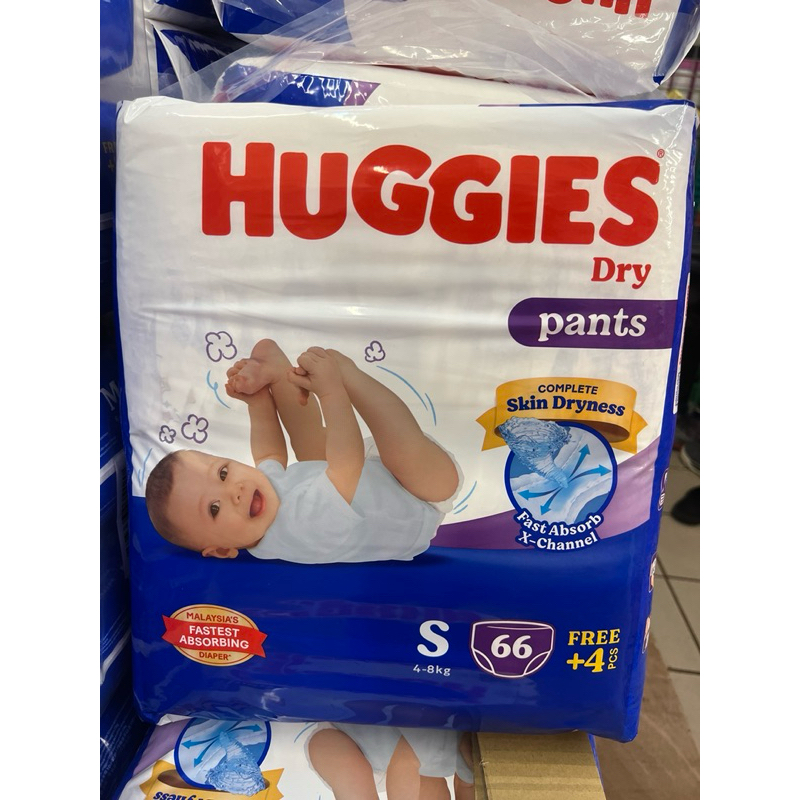 HUGGIES DRY รุ่นกางเกง S-XXL #แพมเพิส