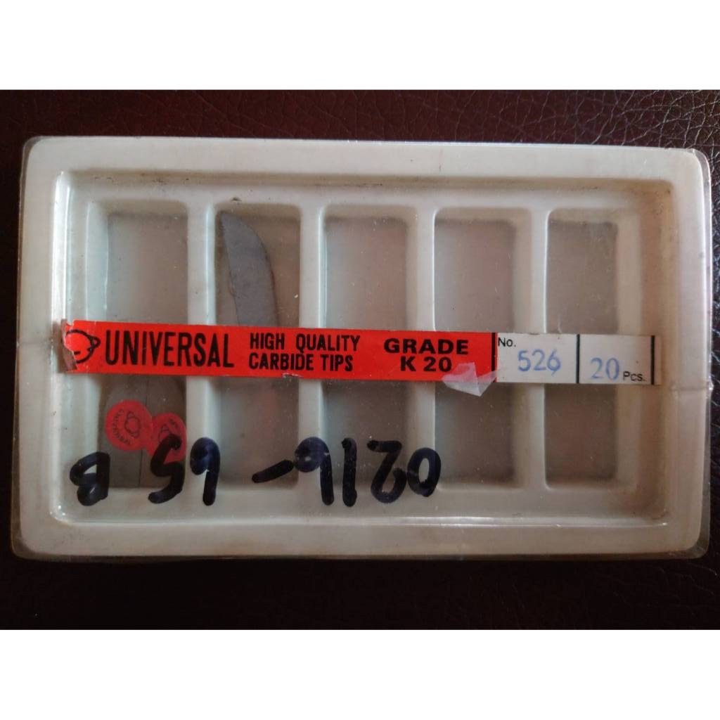 UNIVERSAL ยูนิเวอแซล มีดเล็บ เกรด K20 #526 General Purpose Carbide Tips
