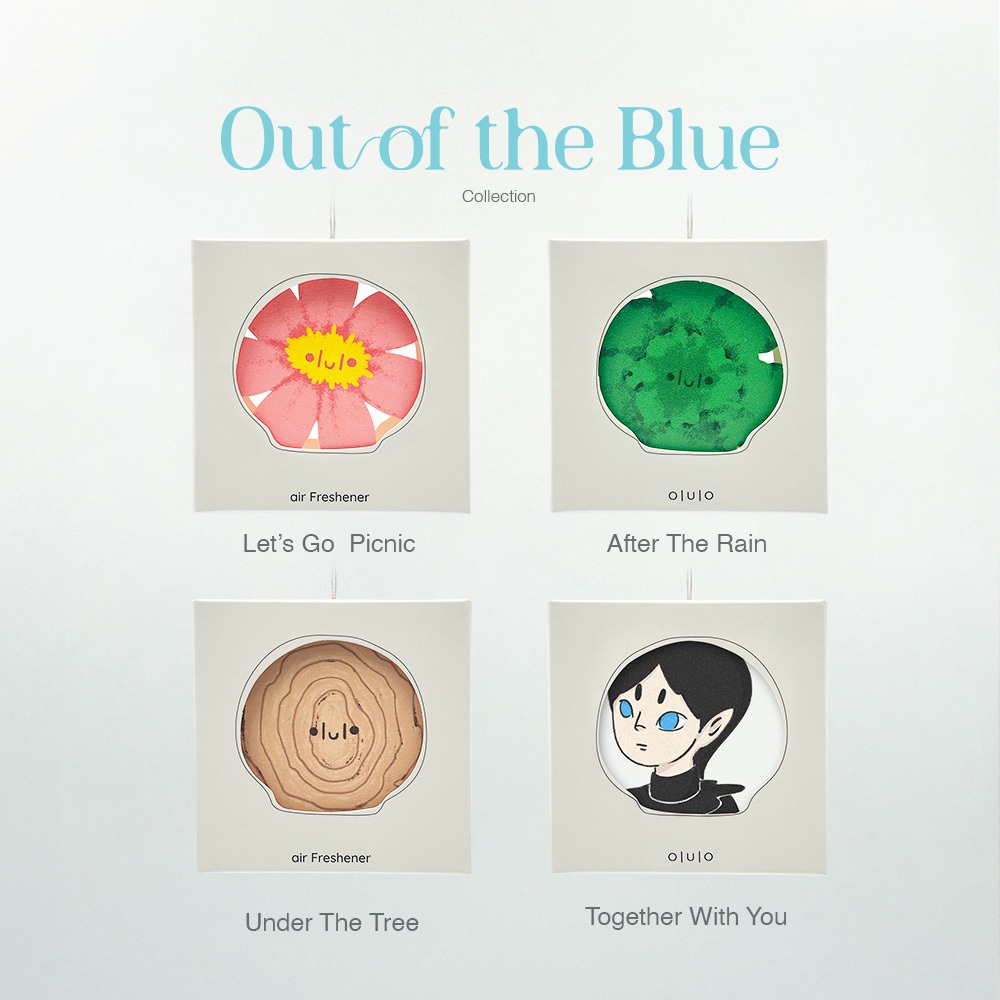 แผ่นหอมปรับอากาศ (Air freshener) - out of the blue collection