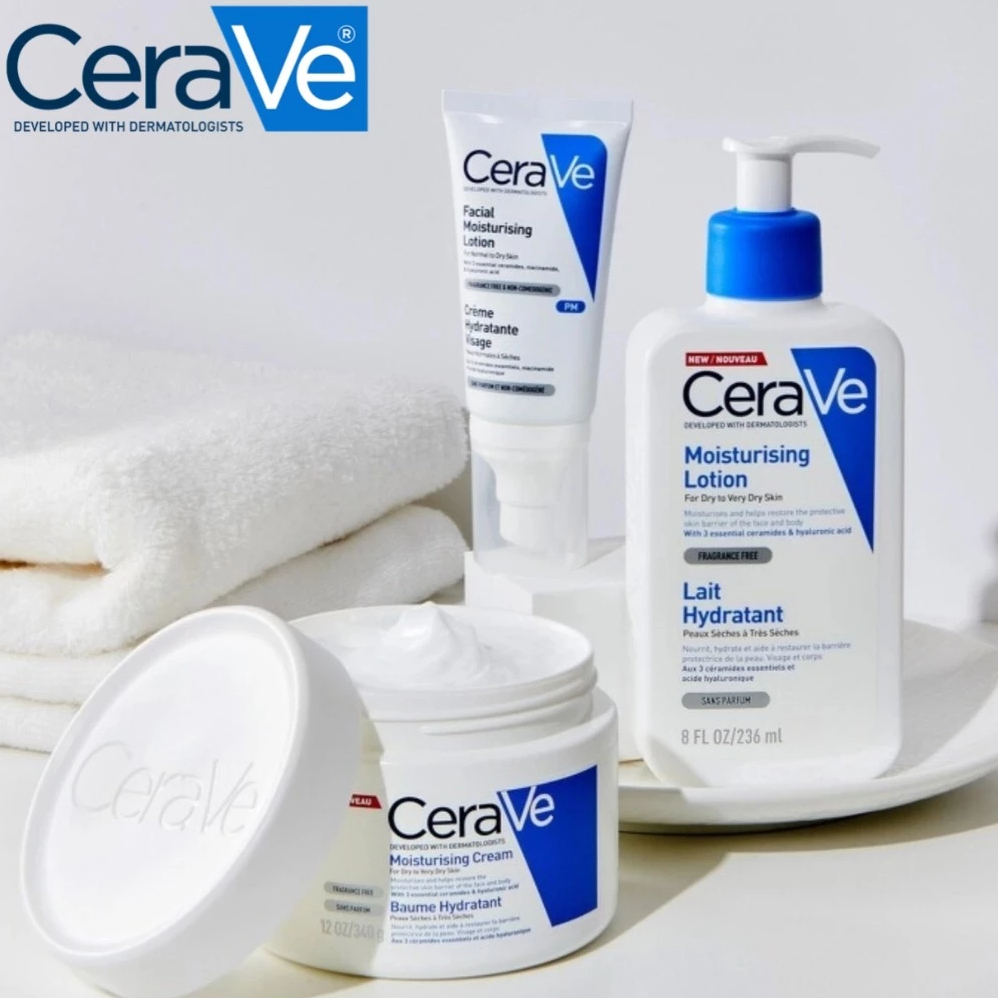 ของแท้ ,CeraVe Facial Moisturizing Lotion52ml /Moisturizing Cream 85g/340g/454g