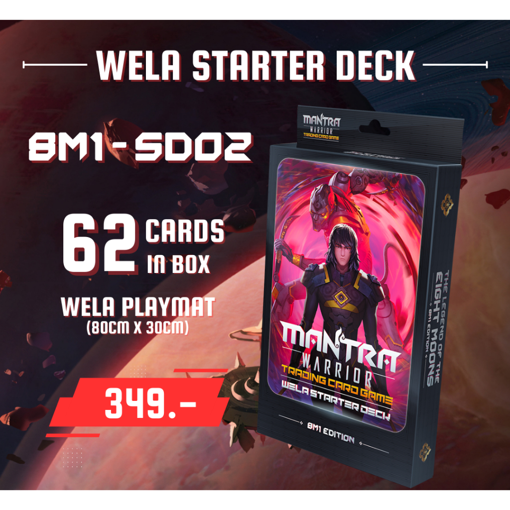 การ์ดเกม MANTRA WARRIOR TCG Wela Starter deck (SD-02)