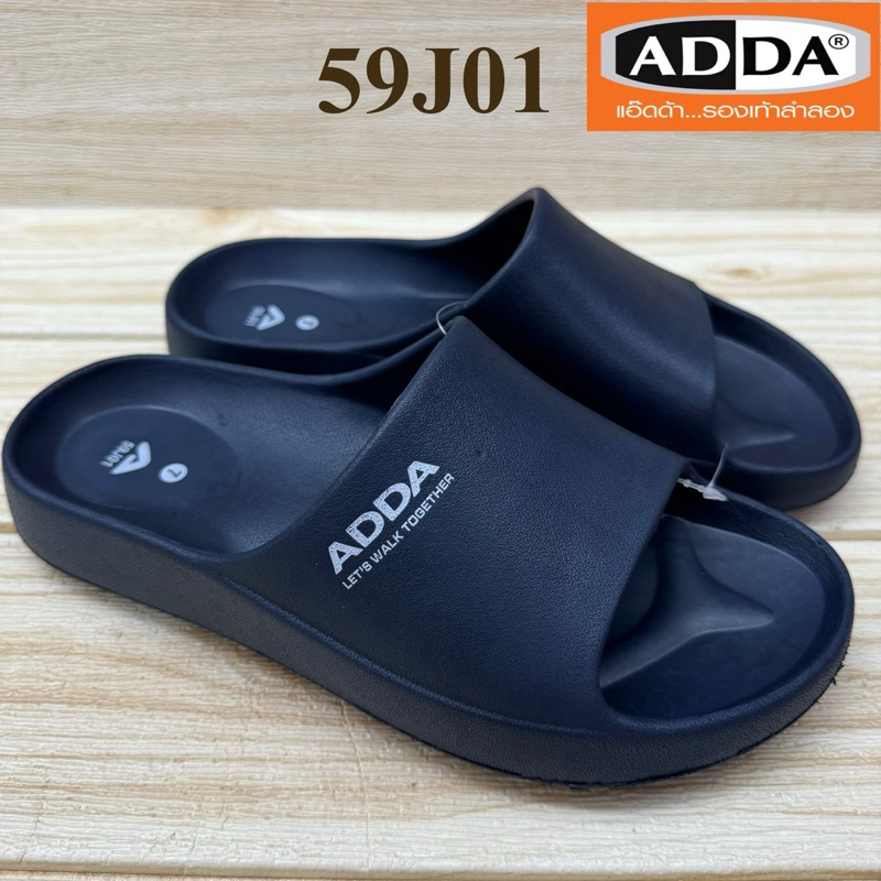 ADDA 59J01 รองเท้าแตะสวม แอ๊ดด้า size7-10 สวย เบา ใส่สบาย ไม่ลื่น
