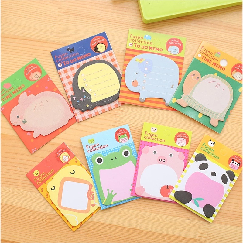 กระดาษโน้ต flash sale 1 บาท สินค้า 1 บาท ลายการ์ตูนน่ารักๆ พร้อมส่ง (ราคาต่อชิ้น)
