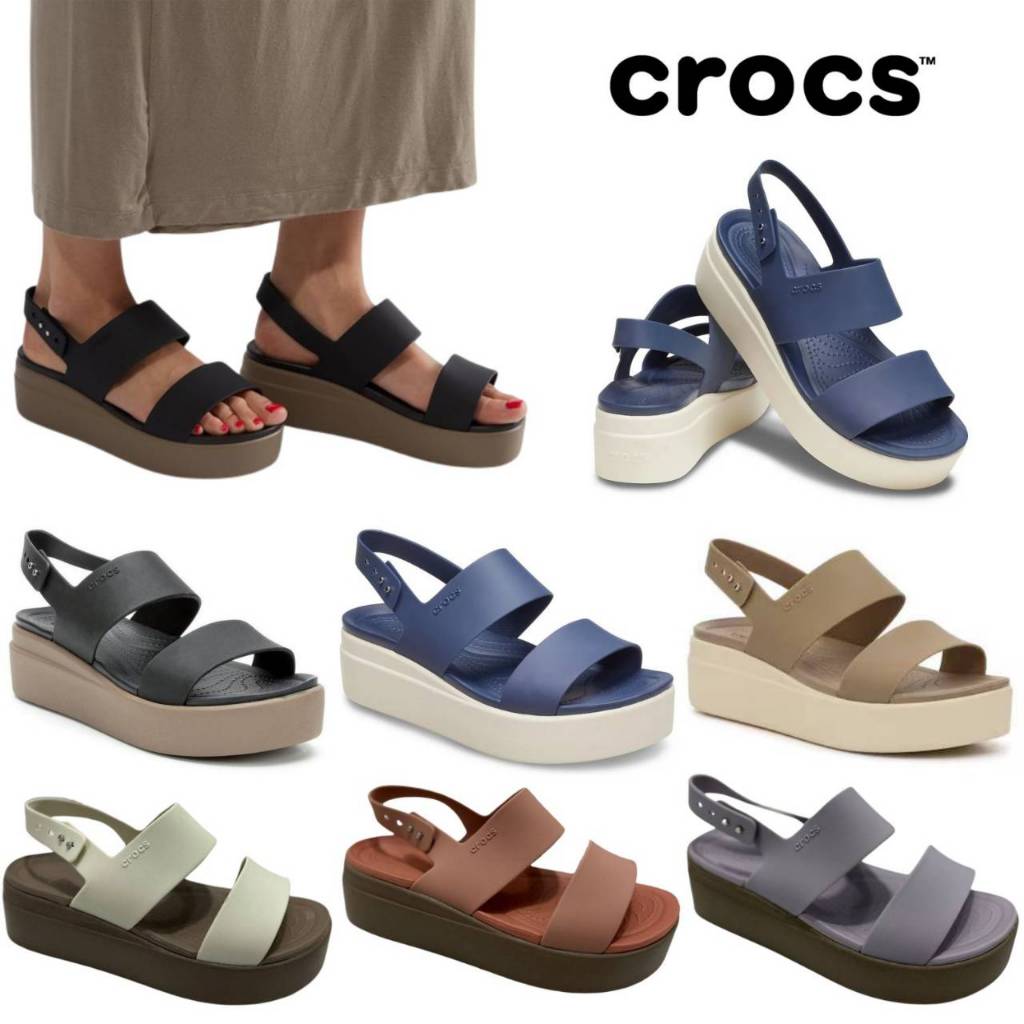 Crocs Brooklyn Low Wedge 🇺🇸💯ของแท้นำเข้าอเมริกา