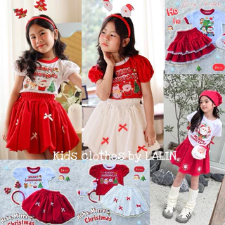 ☃️New☃️Christmas แสนหวาน ชุดเซ็ต คริสต์มาสลูกสาว