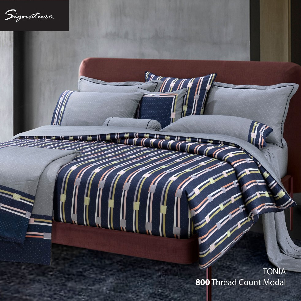 SANTAS HOME ผ้าปูที่นอนรัดมุม TONIA | Micromodal 800 เส้นด้าย