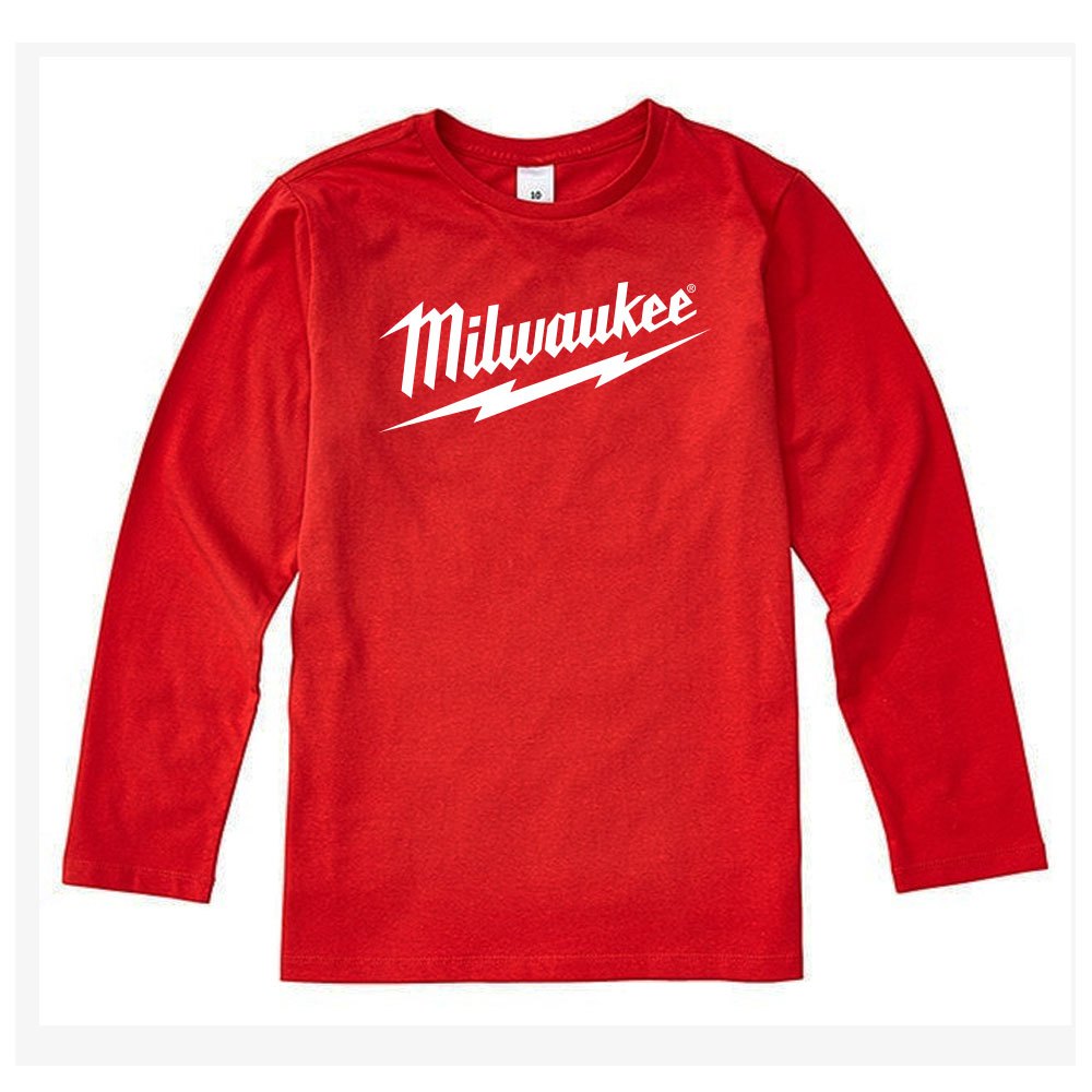 เสื้อยืด คอกลม MILLWAUKEE 001 TOOL เครื่องมือช่าง PREMUIM COTTON 100% NO.20 เสื้อคุณภาพส่งออก แขนสั้น และ แขนยาว