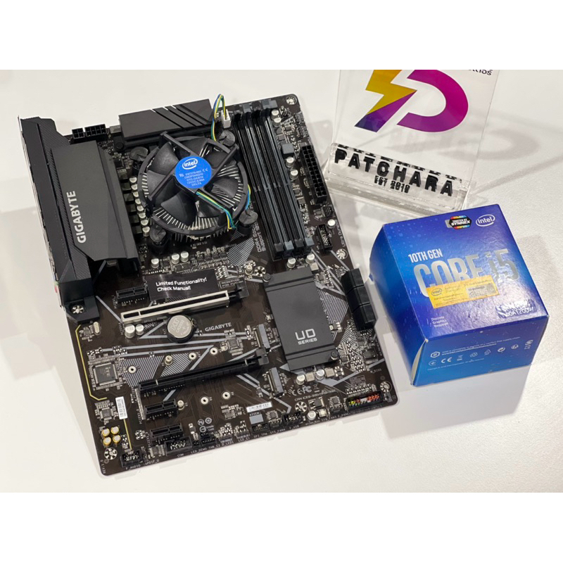 (ชุดจับคู่) INTEL CORE I5-10400F + GIGABYTE Z490 UD